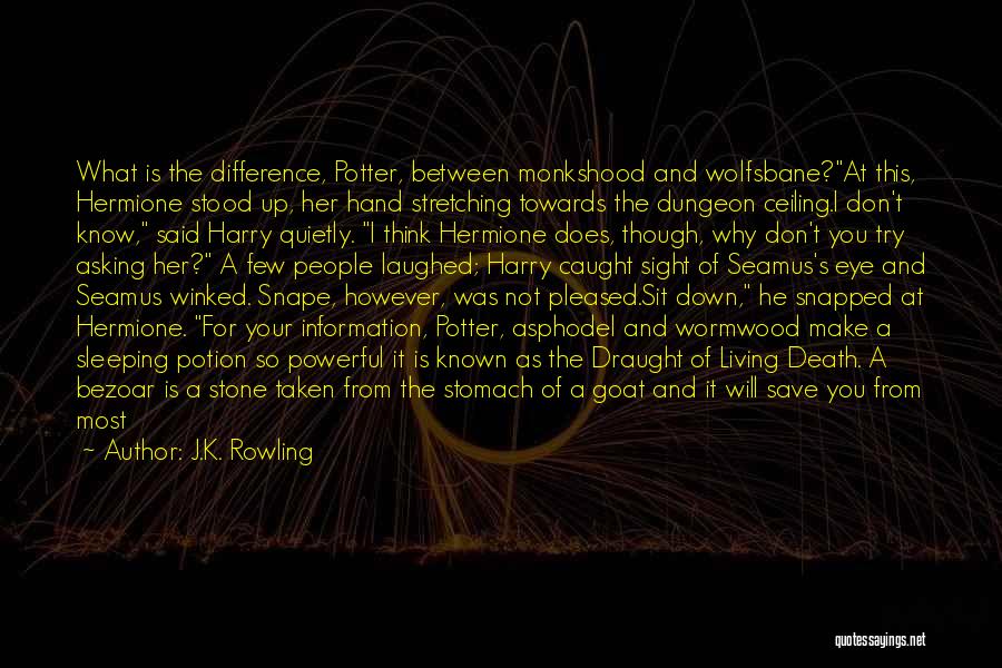 Sit Quietly Quotes By J.K. Rowling