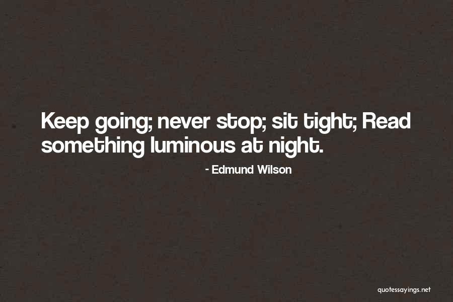 Sit Tight Quotes By Edmund Wilson