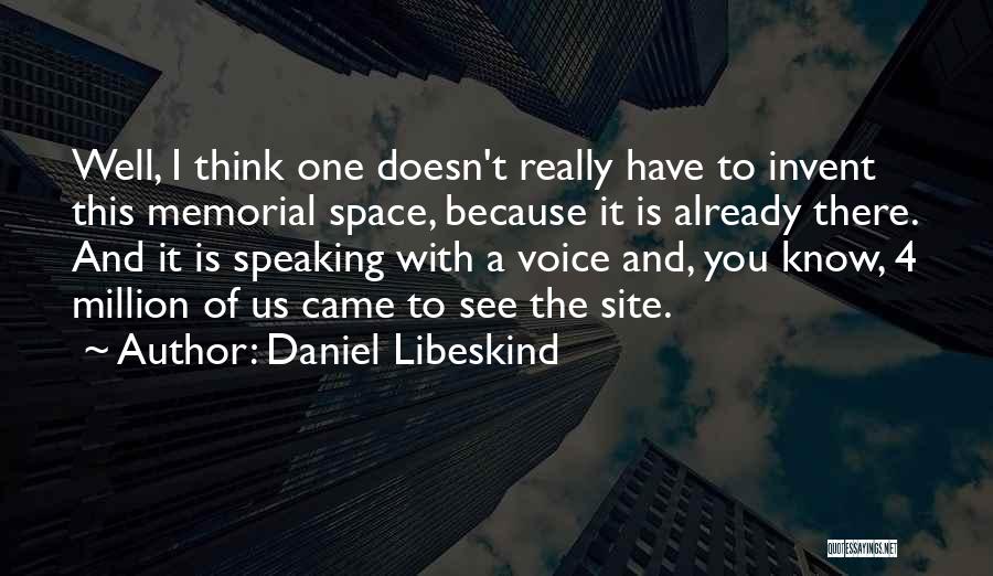 Site Quotes By Daniel Libeskind