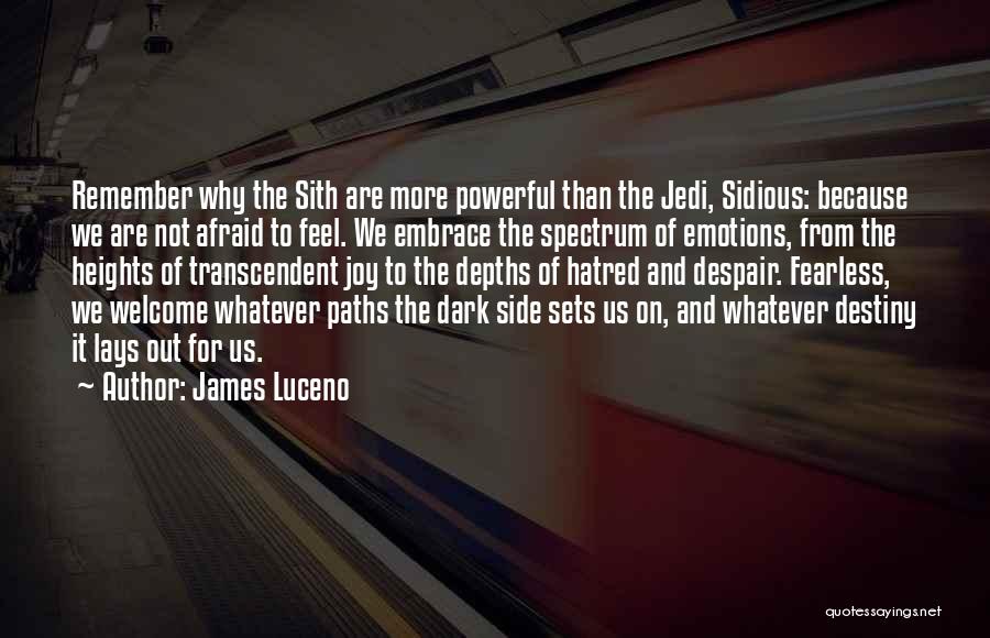 Sith Dark Side Quotes By James Luceno