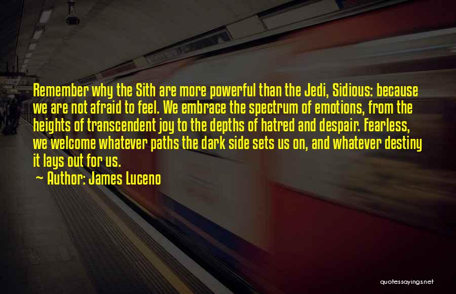 Sith Quotes By James Luceno