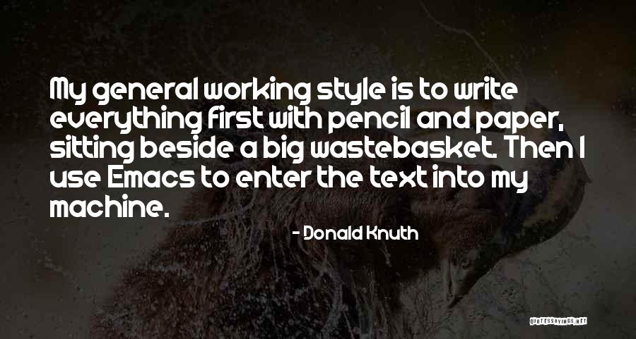 Sitting Beside Quotes By Donald Knuth Sitting Beside Quotes By Donald Knuth