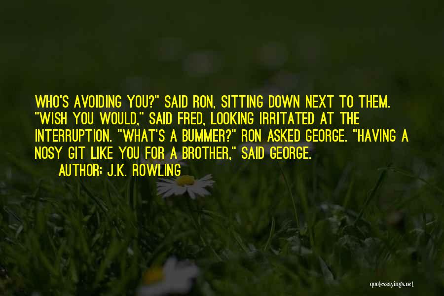 Sitting Down Quotes By J.K. Rowling