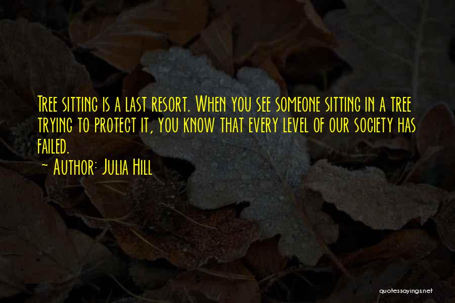 Sitting In A Tree Quotes By Julia Hill