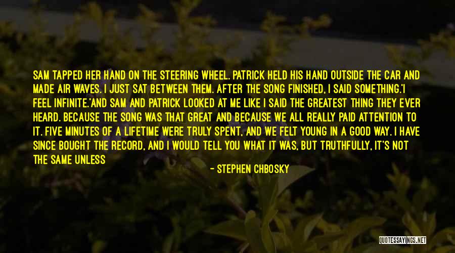 Sitting In Car Quotes By Stephen Chbosky