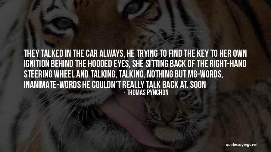 Sitting In Car Quotes By Thomas Pynchon