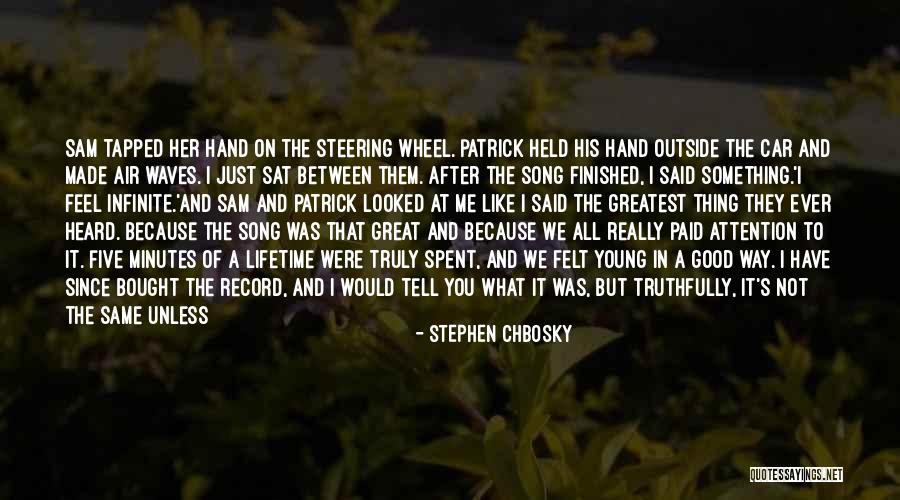 Sitting In The Rain Quotes By Stephen Chbosky Sitting In The Rain Quotes By Stephen Chbosky