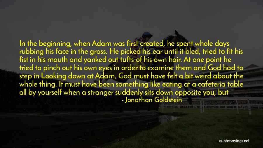 Sitting Lonely Quotes By Jonathan Goldstein Sitting Lonely Quotes By Jonathan Goldstein
