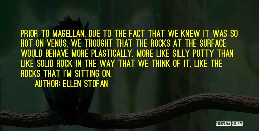 Sitting On A Rock Quotes By Ellen Stofan