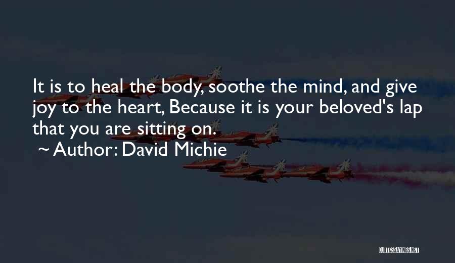 Sitting On Lap Quotes By David Michie