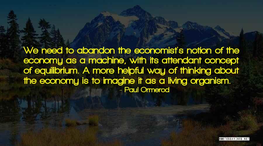 Sivamohan Dhamayanthi Quotes By Paul Ormerod