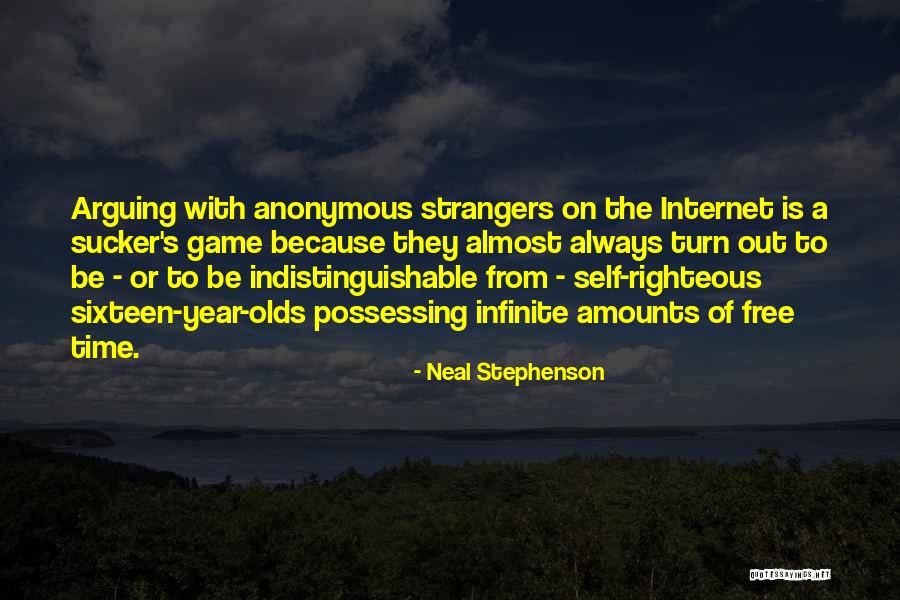 Sixteen Year Olds Quotes By Neal Stephenson Sixteen Year Olds Quotes By Neal Stephenson