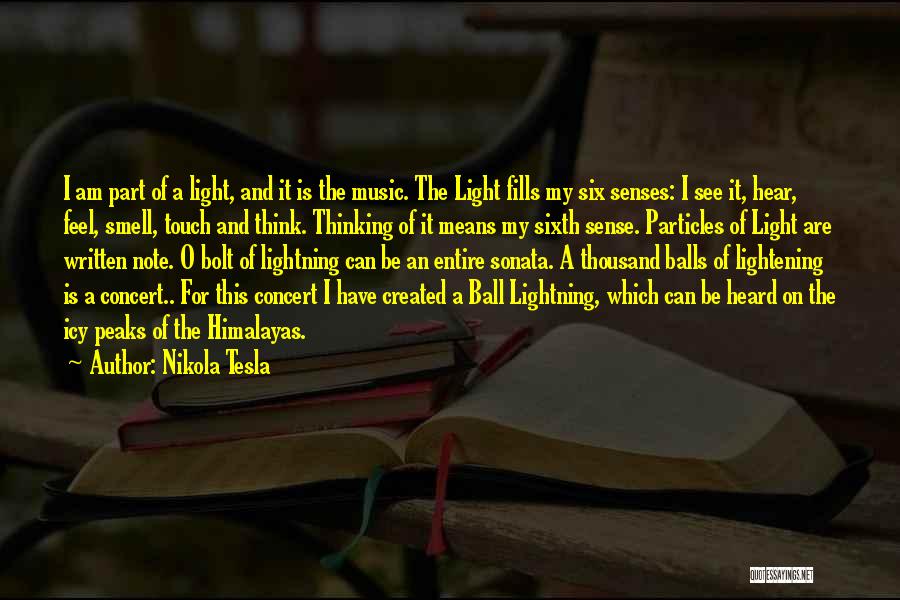 Sixth Senses Quotes By Nikola Tesla