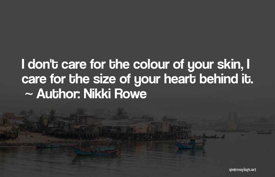 Size Acceptance Quotes By Nikki Rowe