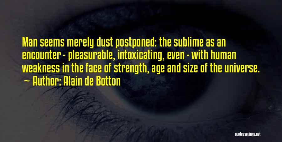 Size And Strength Quotes By Alain De Botton