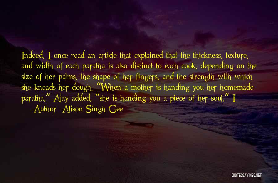 Size And Strength Quotes By Alison Singh Gee