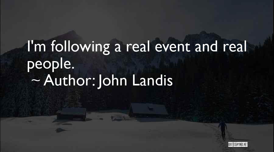 Sj Day Quotes By John Landis