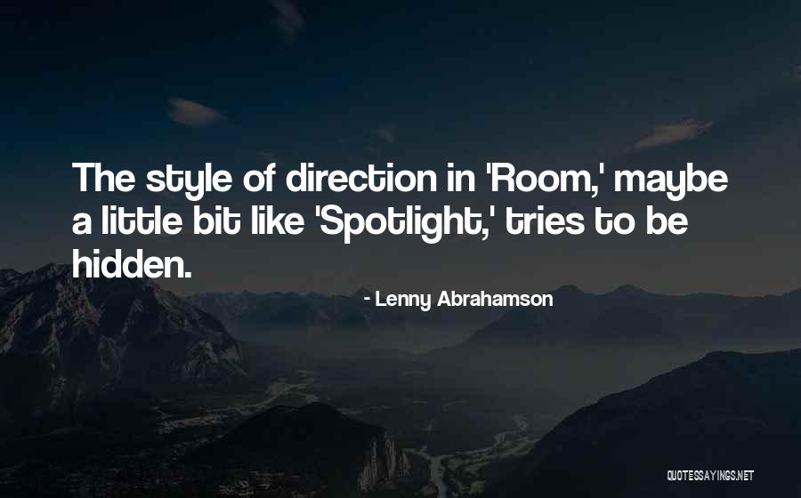 Sjeter Quotes By Lenny Abrahamson Sjeter Quotes By Lenny Abrahamson