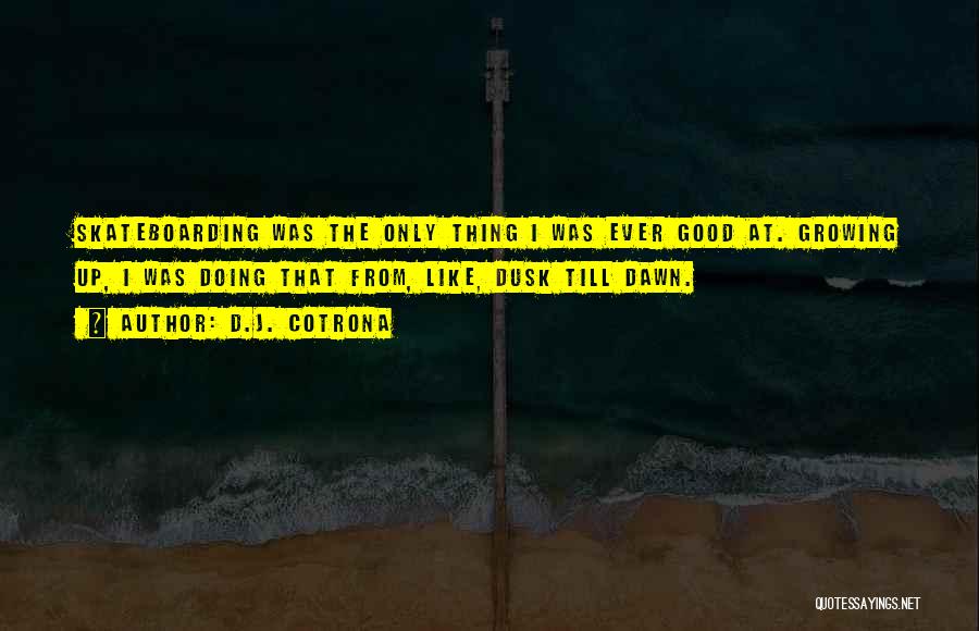 Skateboarding Quotes By D.J. Cotrona