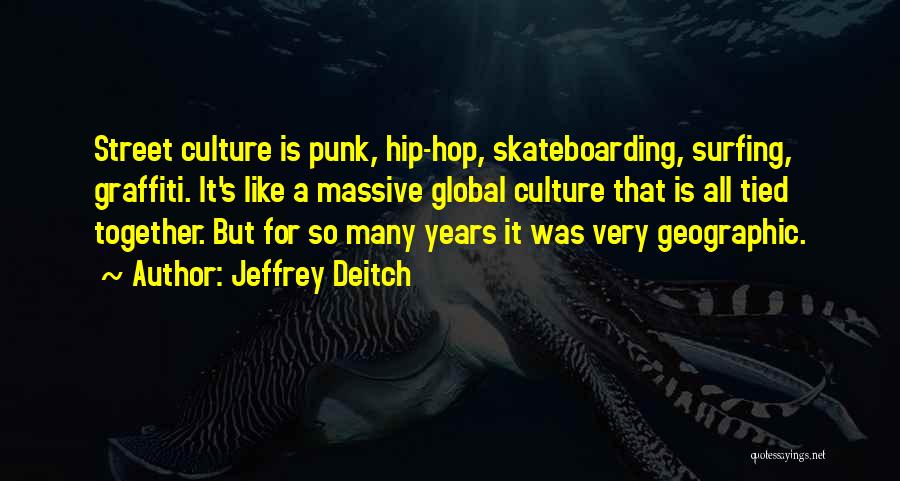 Skateboarding Quotes By Jeffrey Deitch