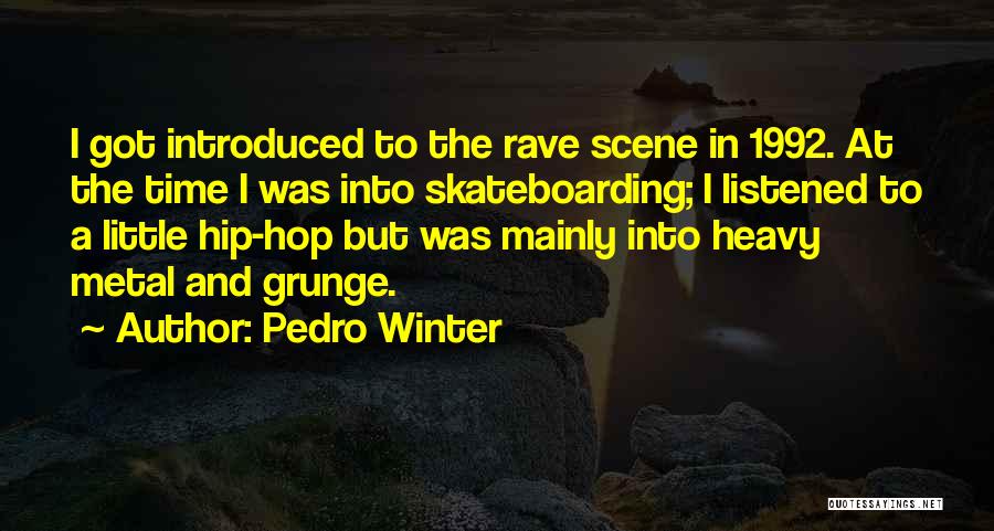 Skateboarding Quotes By Pedro Winter