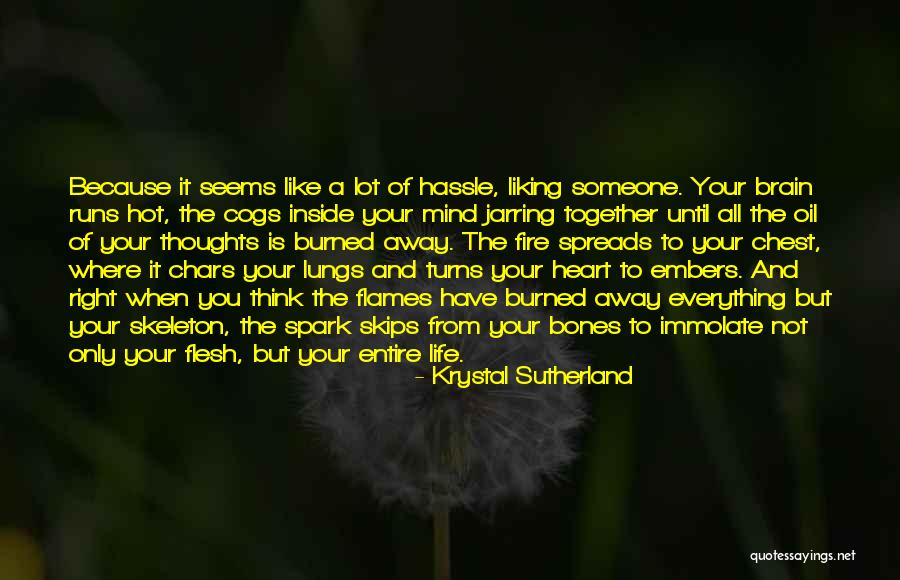Skeleton Love Quotes By Krystal Sutherland Skeleton Love Quotes By Krystal Sutherland