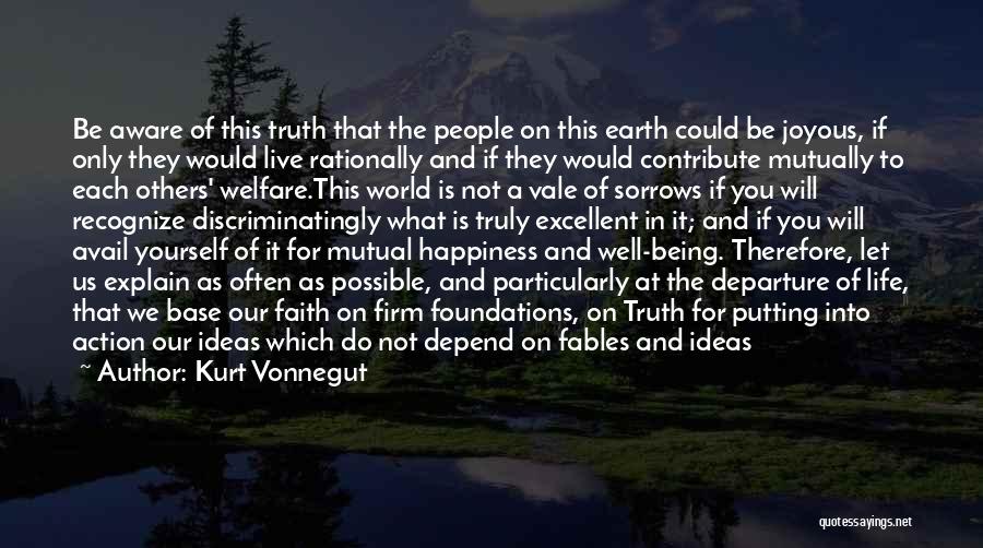 Skeptic Atheist Quotes By Kurt Vonnegut