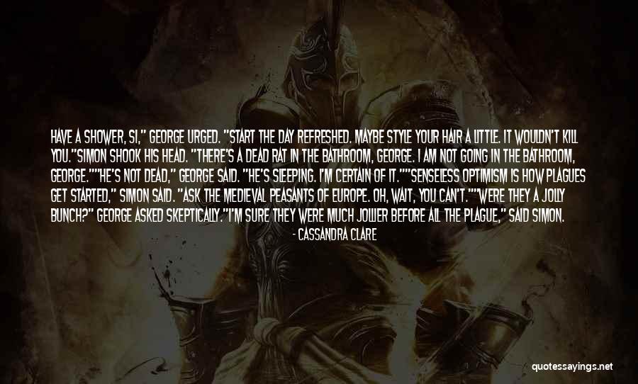 Skeptically Quotes By Cassandra Clare Skeptically Quotes By Cassandra Clare