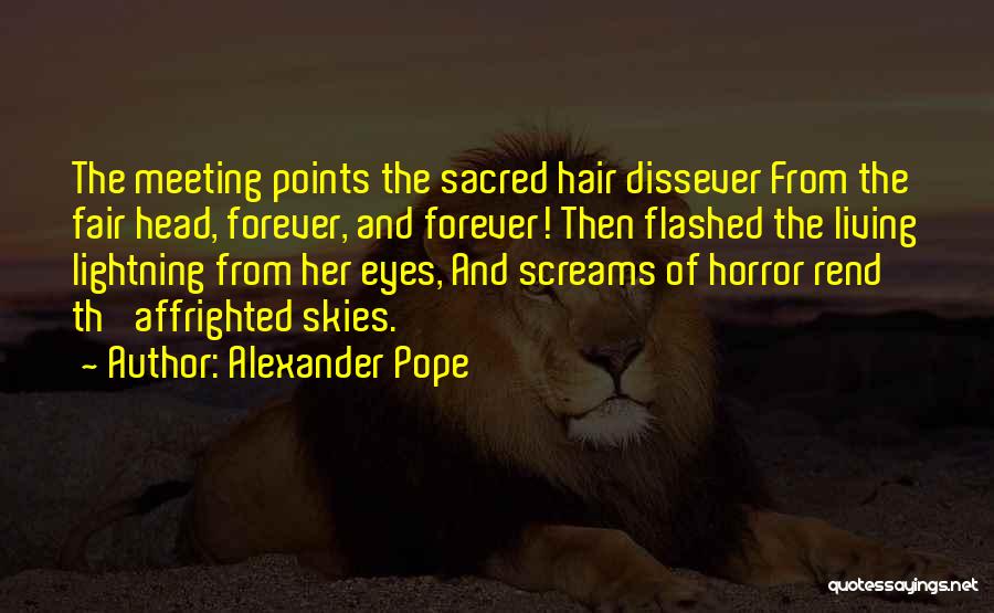 Skies And Life Quotes By Alexander Pope