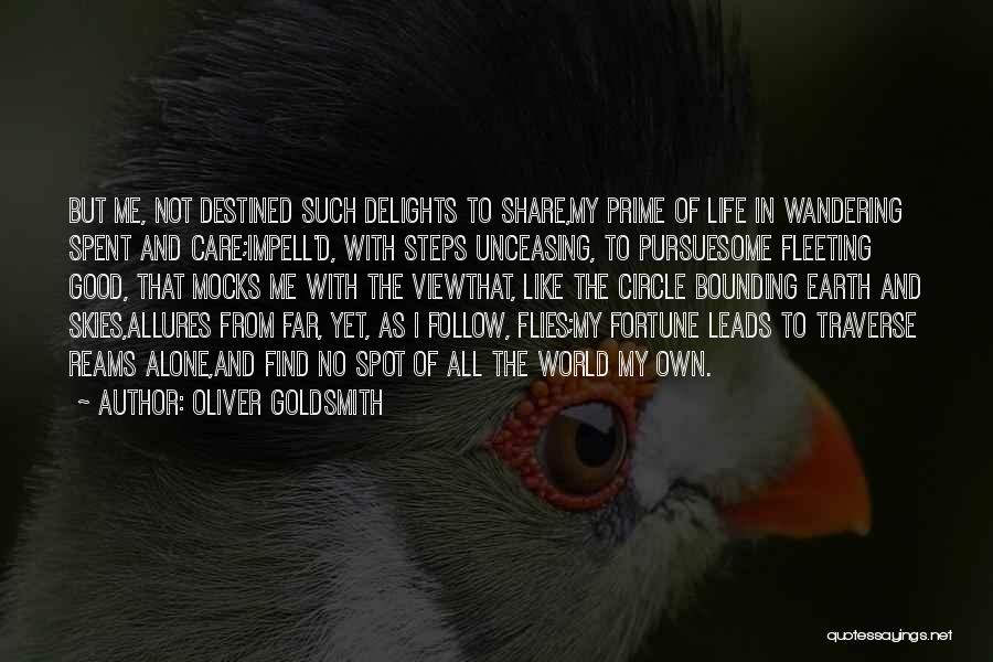 Skies And Life Quotes By Oliver Goldsmith