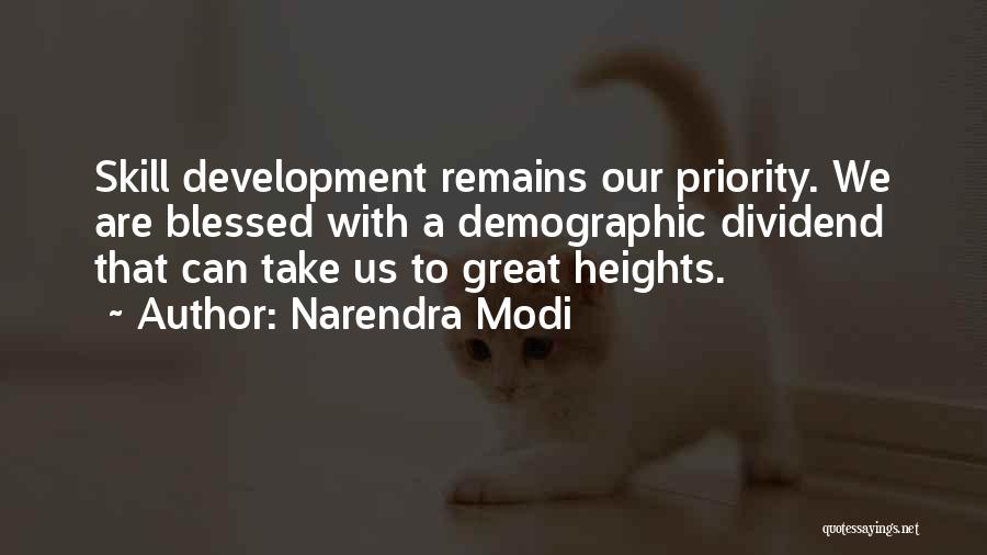 Skill Development Quotes By Narendra Modi