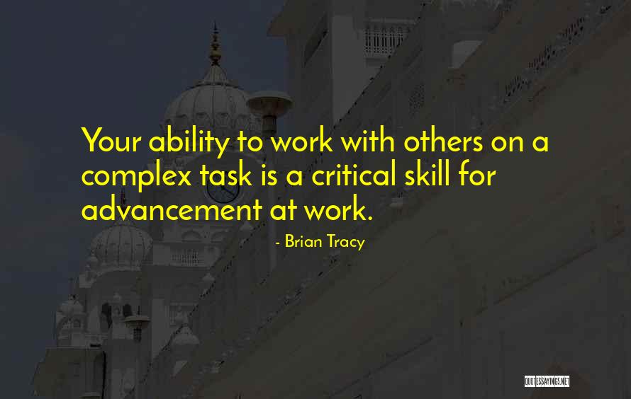 Skill Quotes By Brian Tracy