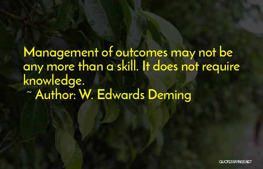 Skill Quotes By W. Edwards Deming