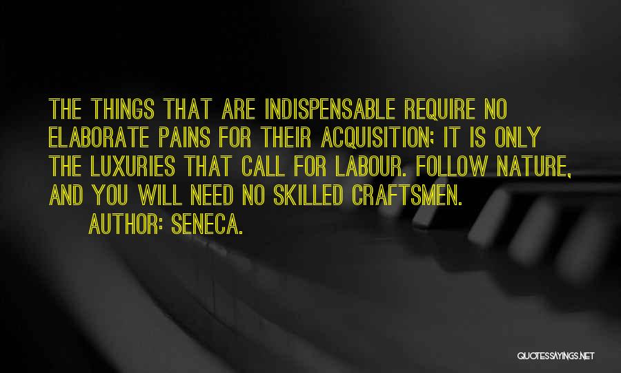 Skilled Craftsmen Quotes By Seneca.