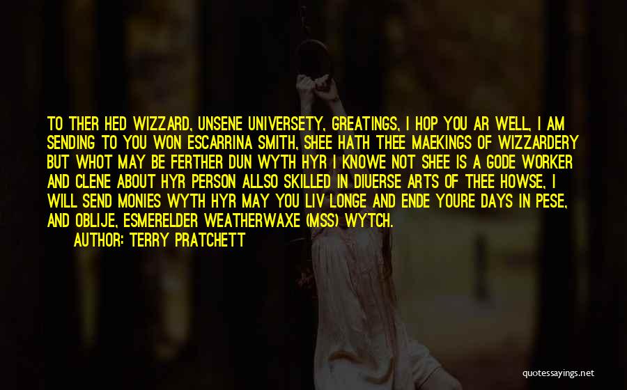 Skilled Person Quotes By Terry Pratchett