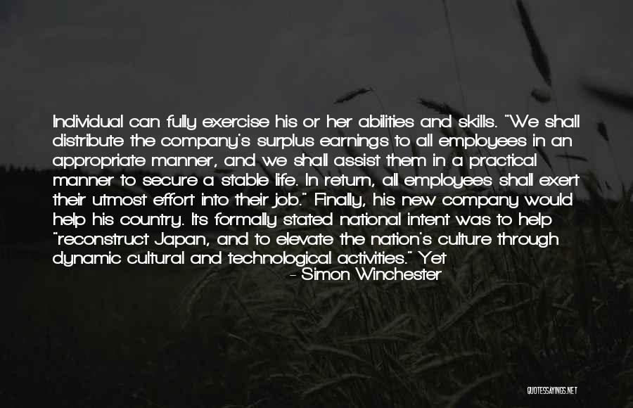Skills And Abilities Quotes By Simon Winchester Skills And Abilities Quotes By Simon Winchester