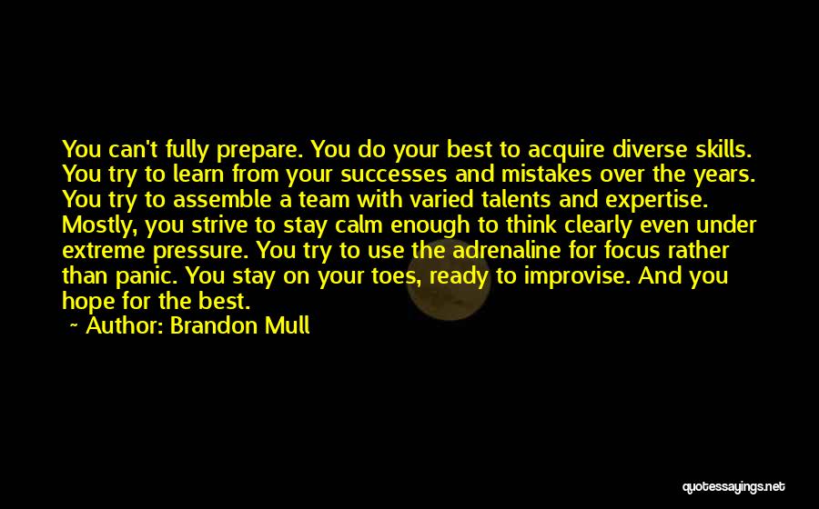 Skills And Expertise Quotes By Brandon Mull