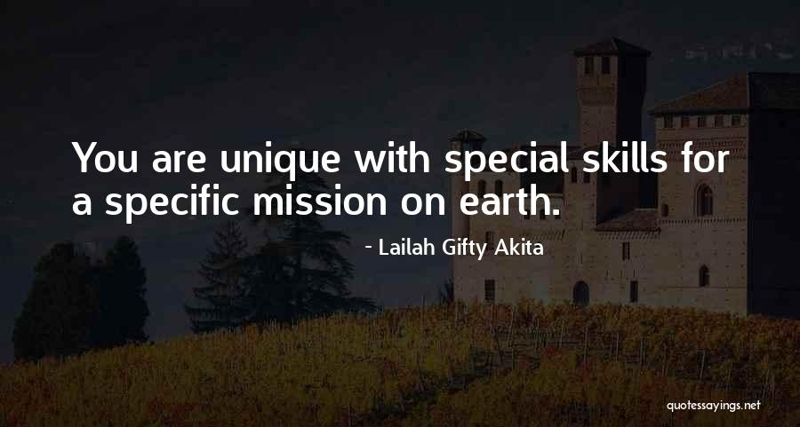 Skills And Talent Quotes By Lailah Gifty Akita