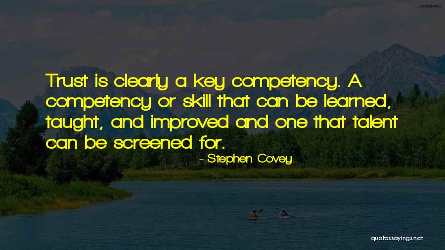 Skills And Talent Quotes By Stephen Covey