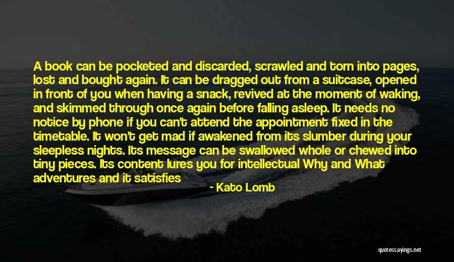 Skimmed Book Quotes By Kato Lomb Skimmed Book Quotes By Kato Lomb