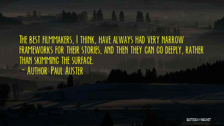 Skimming Quotes By Paul Auster