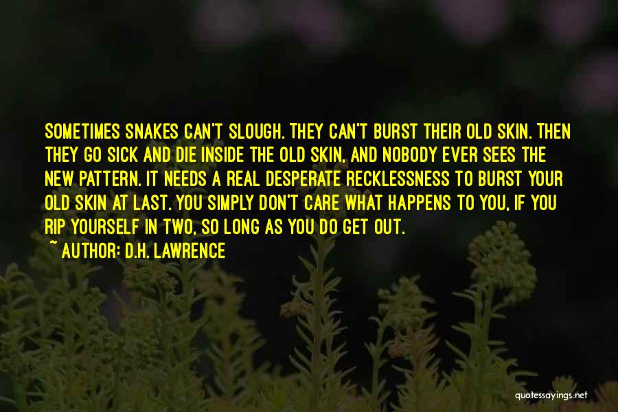 Skin Care Quotes By D.H. Lawrence