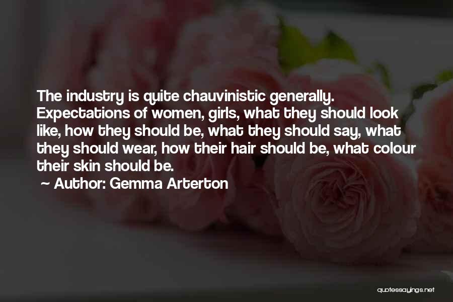 Skin Colour Quotes By Gemma Arterton