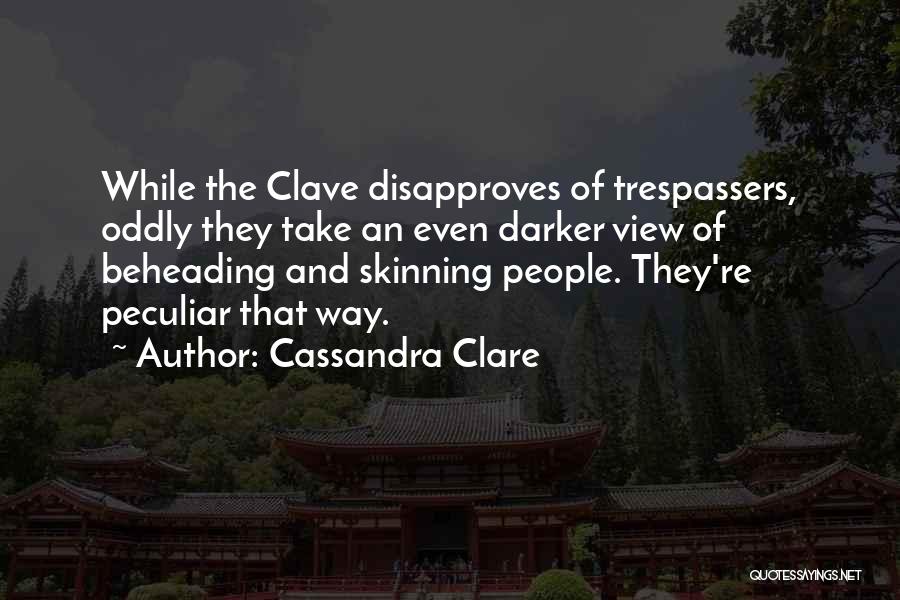 Skinning Quotes By Cassandra Clare