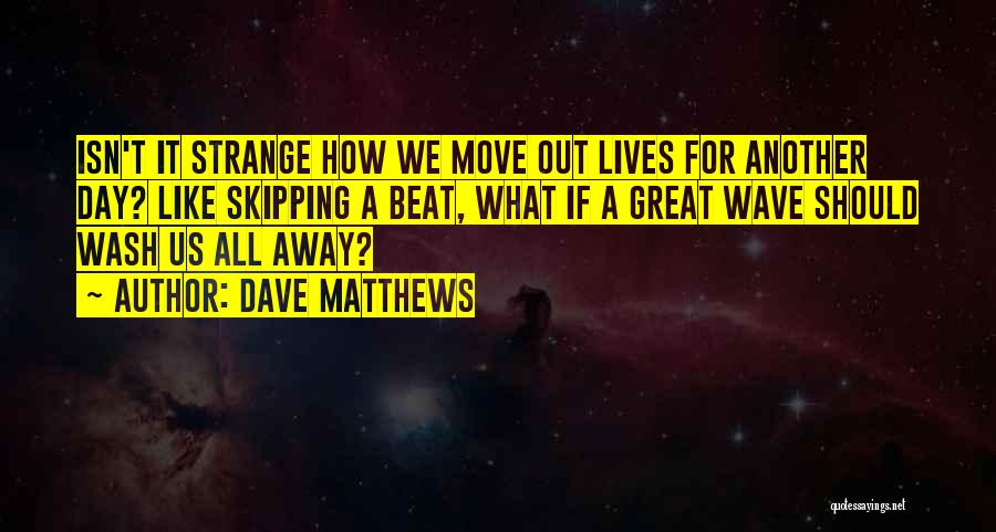 Skipping A Beat Quotes By Dave Matthews