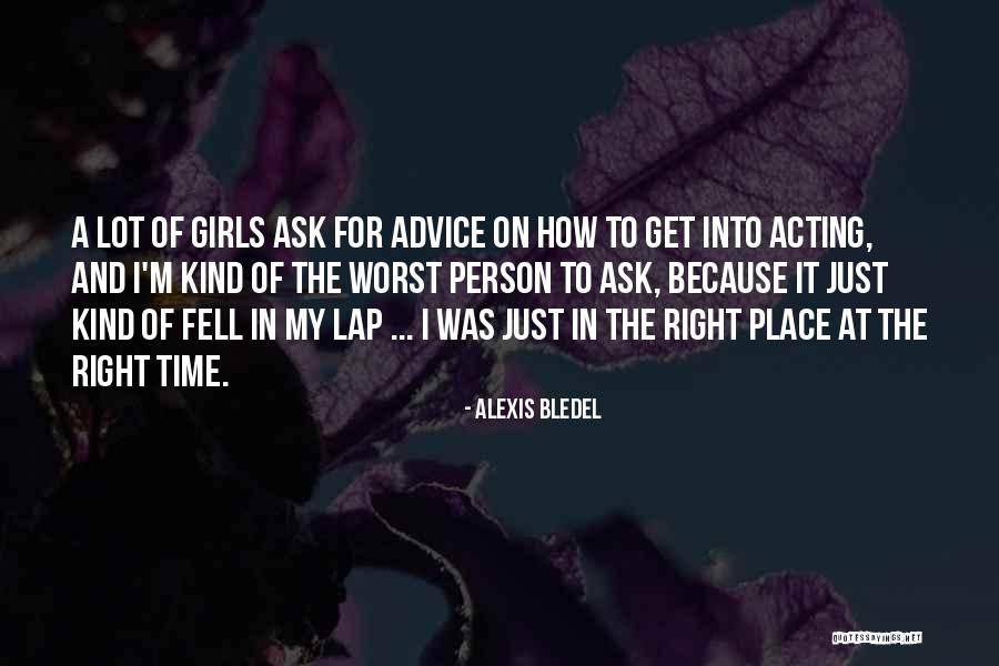 Sklarzyk Quotes By Alexis Bledel Sklarzyk Quotes By Alexis Bledel