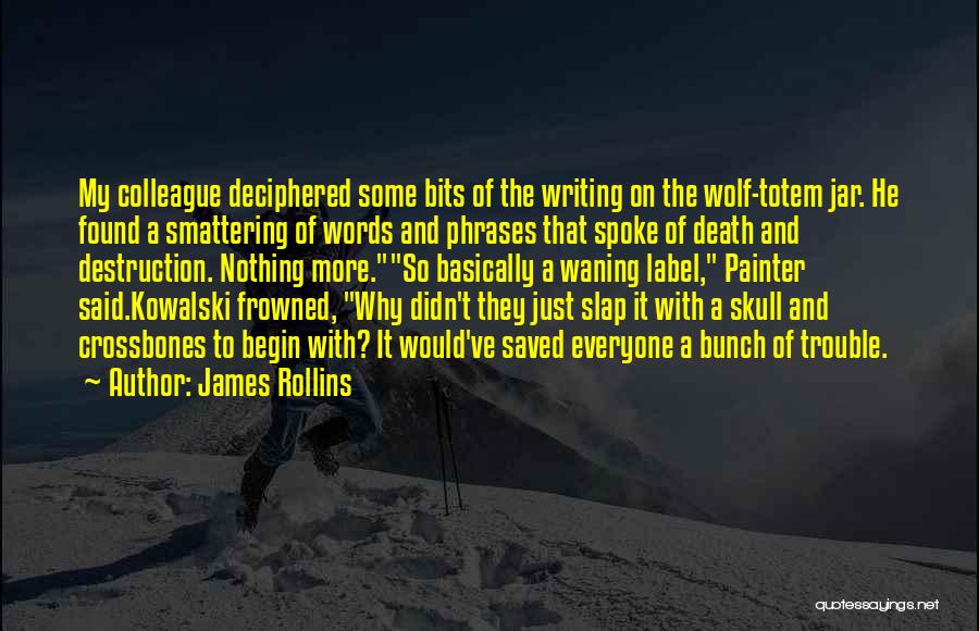 Skull And Crossbones Quotes By James Rollins