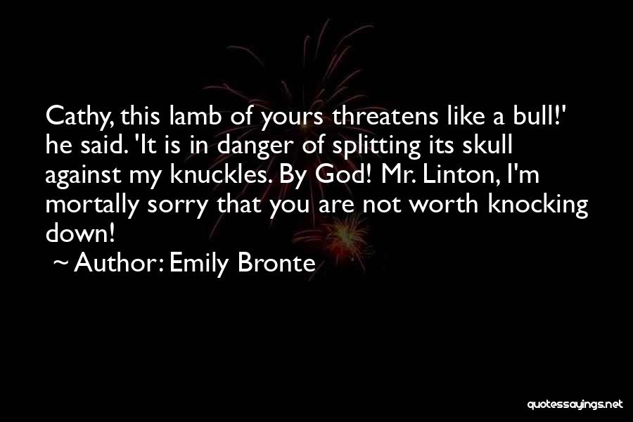 Skull Quotes By Emily Bronte