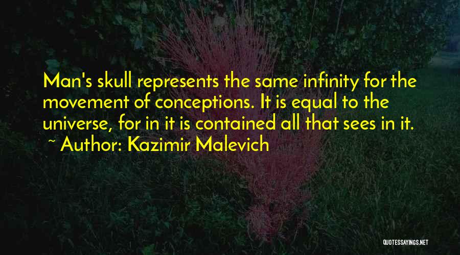 Skull Quotes By Kazimir Malevich