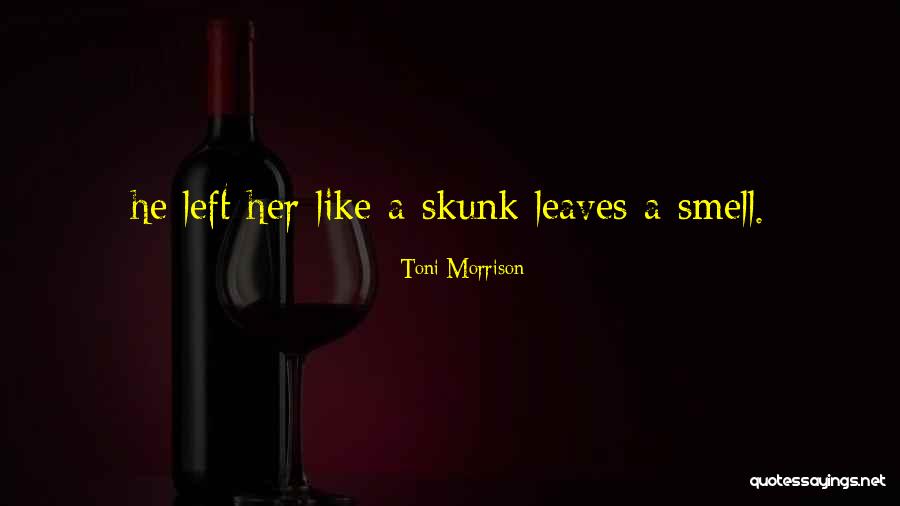 Skunk Quotes By Toni Morrison